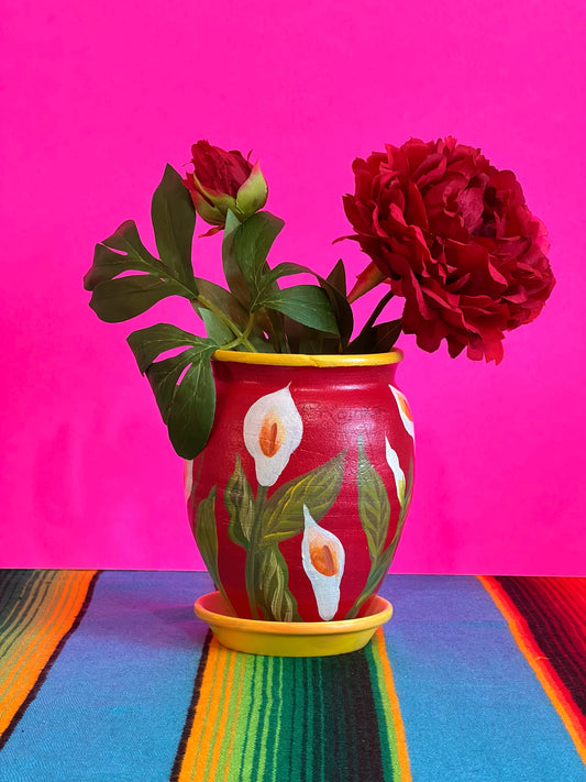 Calla Lilies de Ruby Maceta